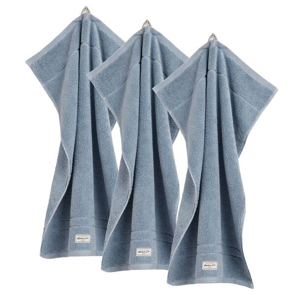 

Гостевое полотенце GANT Premium Towel 3er Pack, 50x10x30 см, светло-голубой