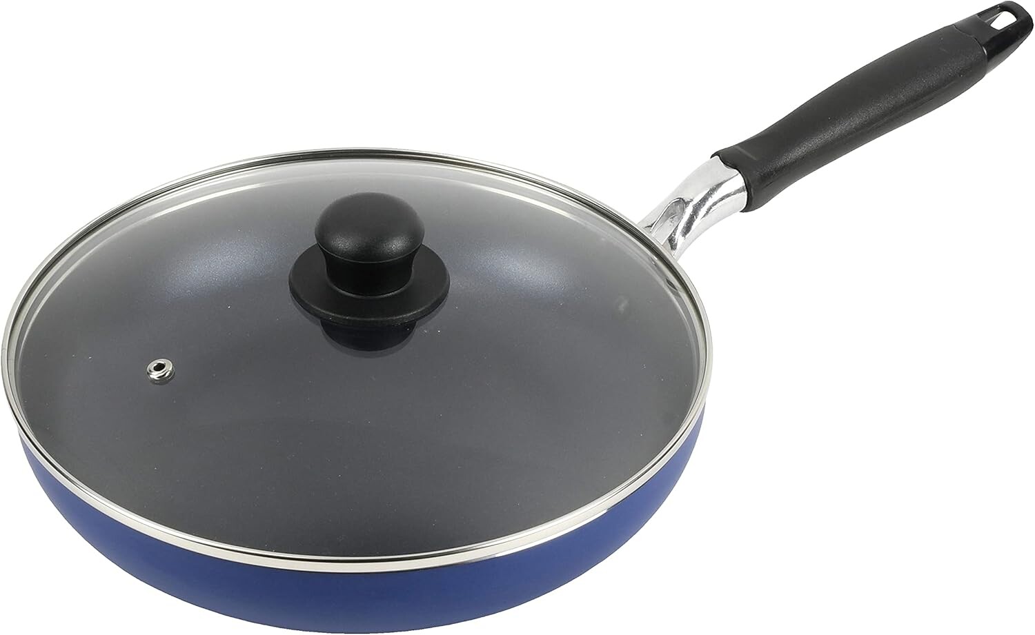 

Сковорода Pearl Metal HB-6012 со стеклянной крышкой, 10,2 дюйма (26 см), покрытие Blue Diamond, совместимость с индукционной индукцией, разумный выбор, Bule