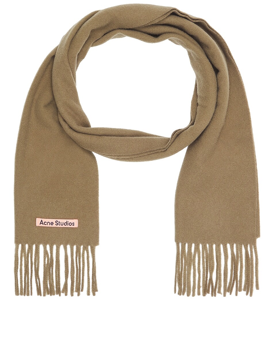 

Узкий шарф «Канада» Acne Studios, цвет Khaki Green