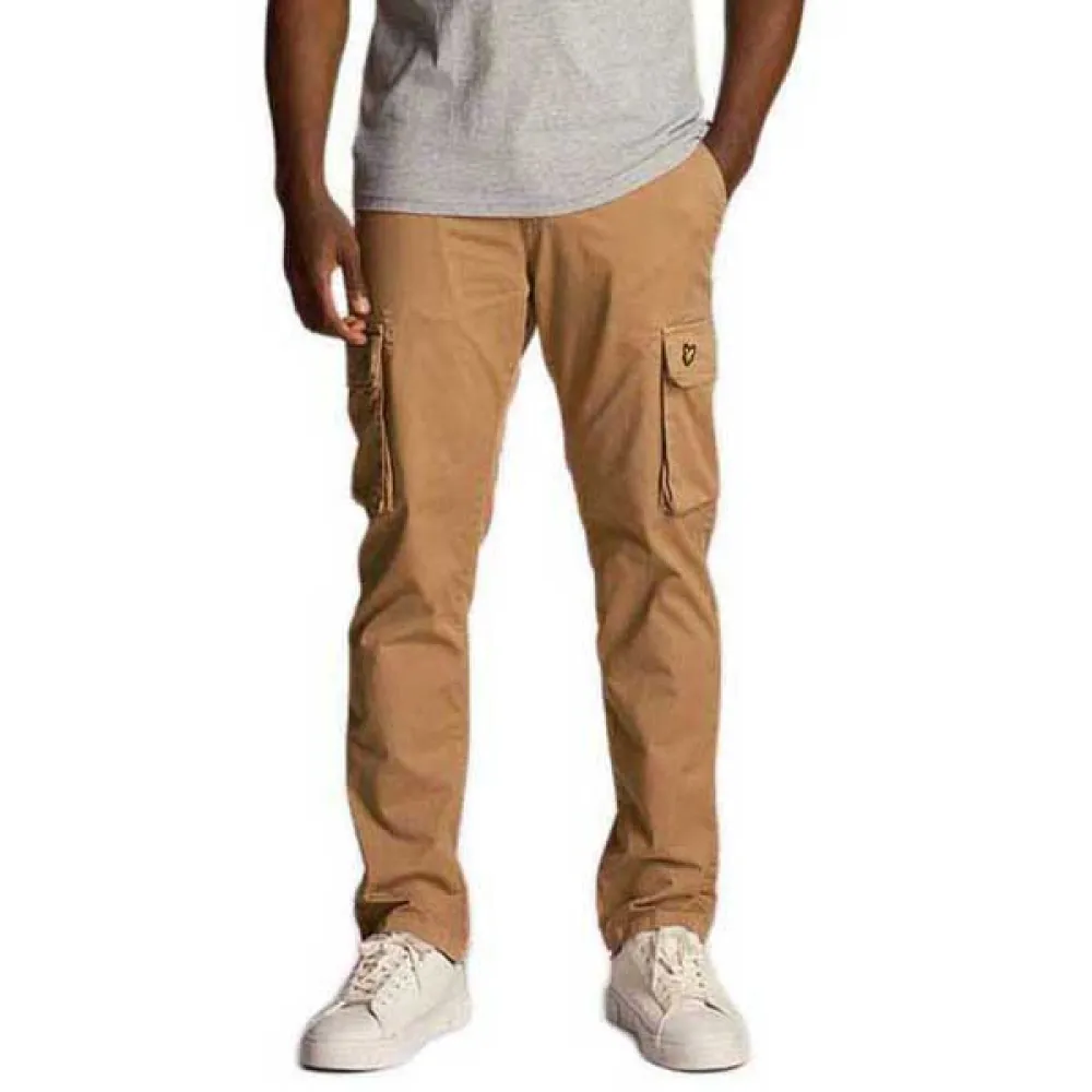 

Брюки Lyle & Scott Main Road cargo, бежевый