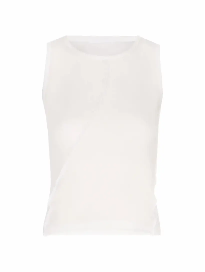 

Хлопковый топ Helmut Lang, белый