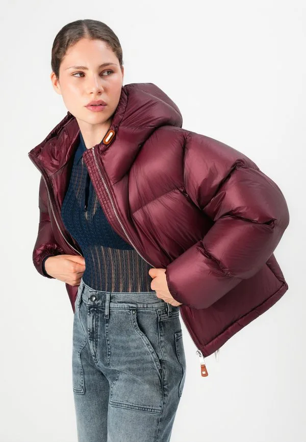 Пуховая куртка Tommy Hilfiger, Deep Burgundy — фото 4