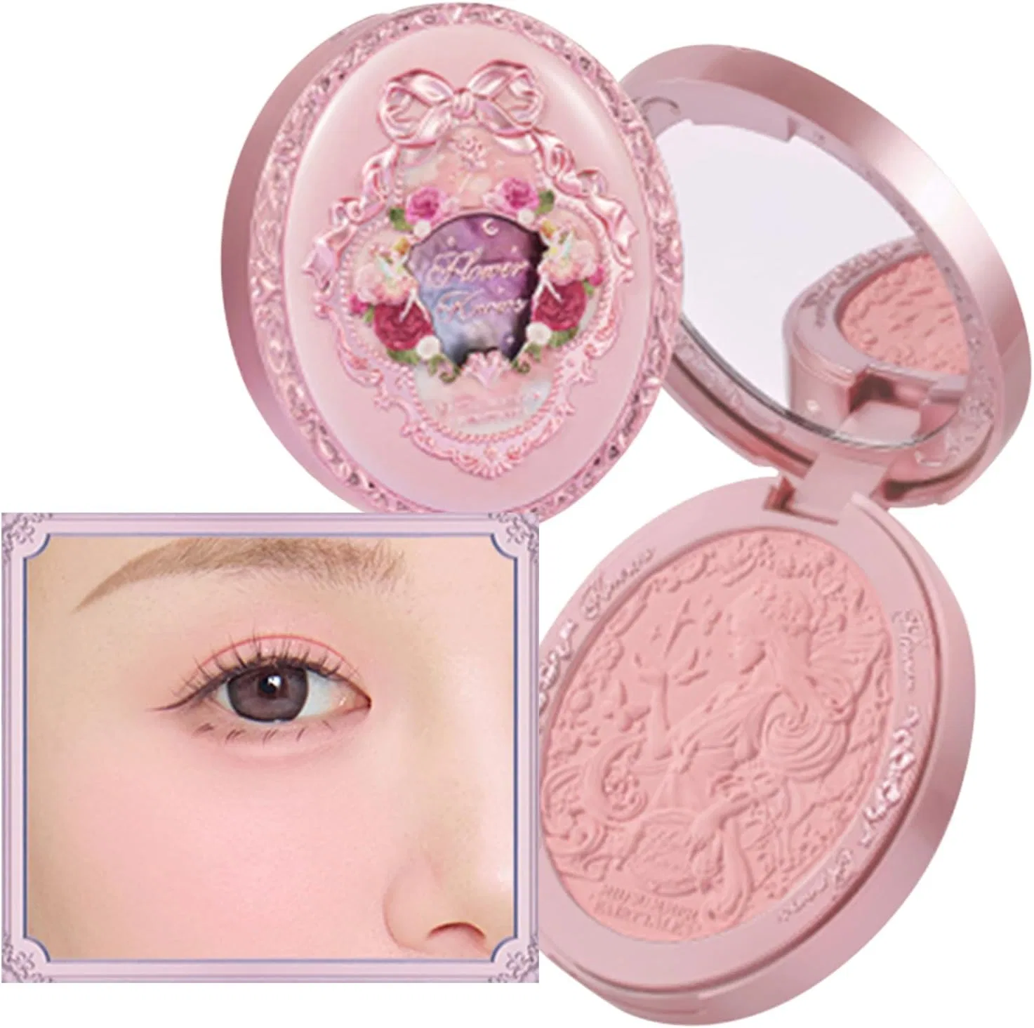 Румяна Flower Knows Midsu ммer Night, пудровые, оттенок S02