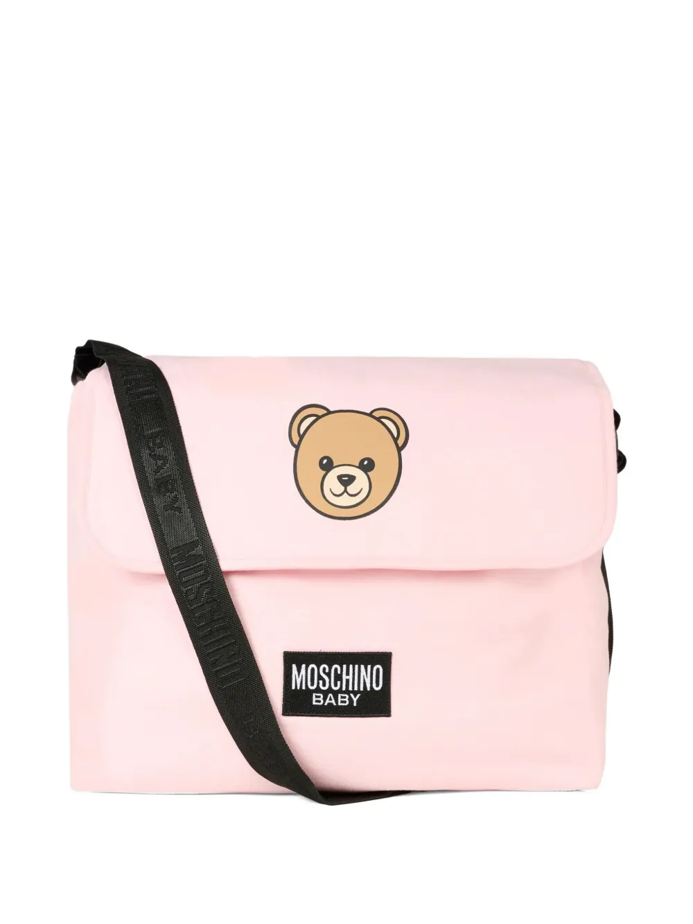 

Сумка для смены с логотипом Teddy Moschino Kids, розовый