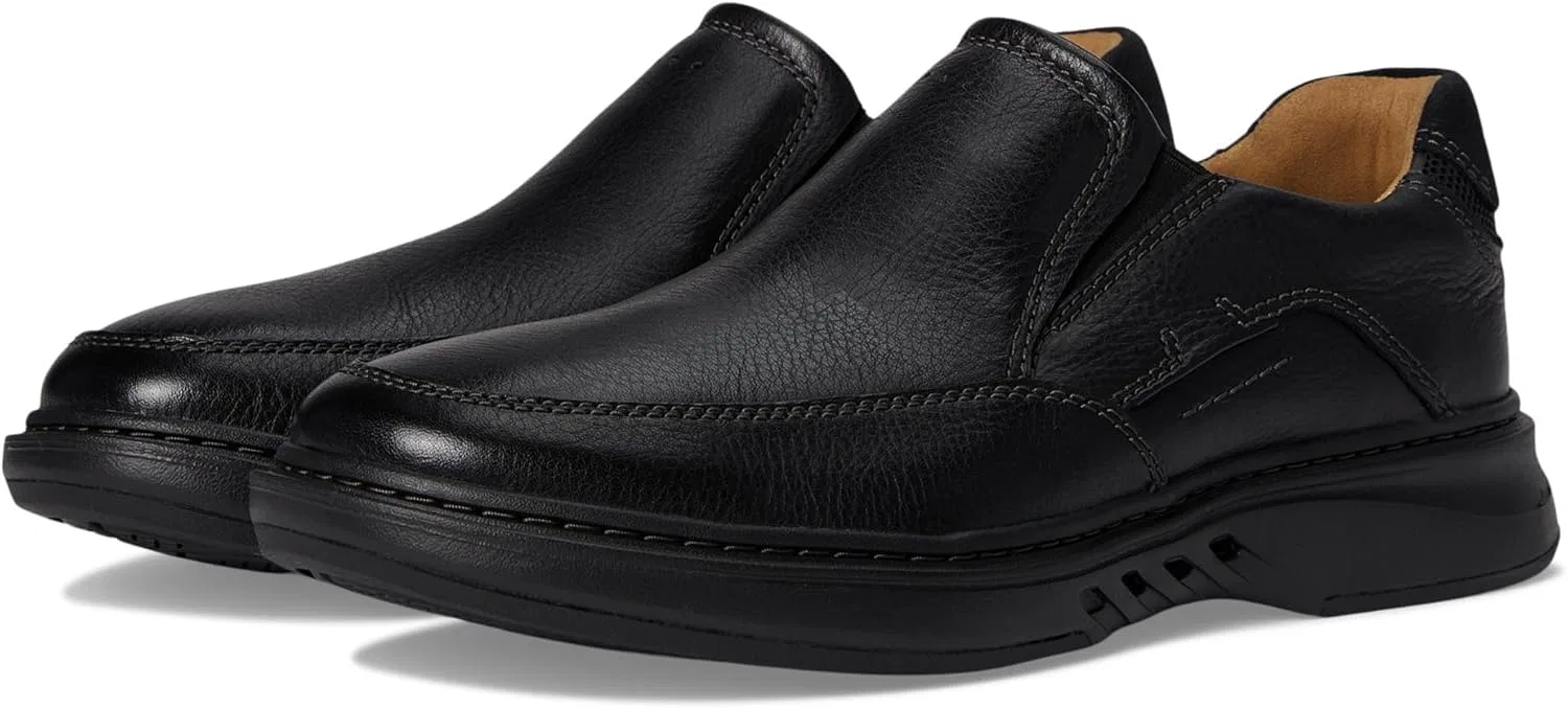 Мужские туфли Clarks Un Briley Step, Black Leather