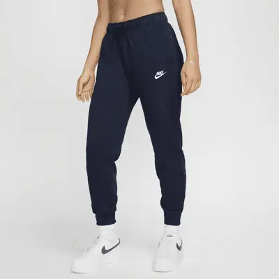 

Джоггеры Nike Sportswear Club Fleece, цвет Obsidian/White
