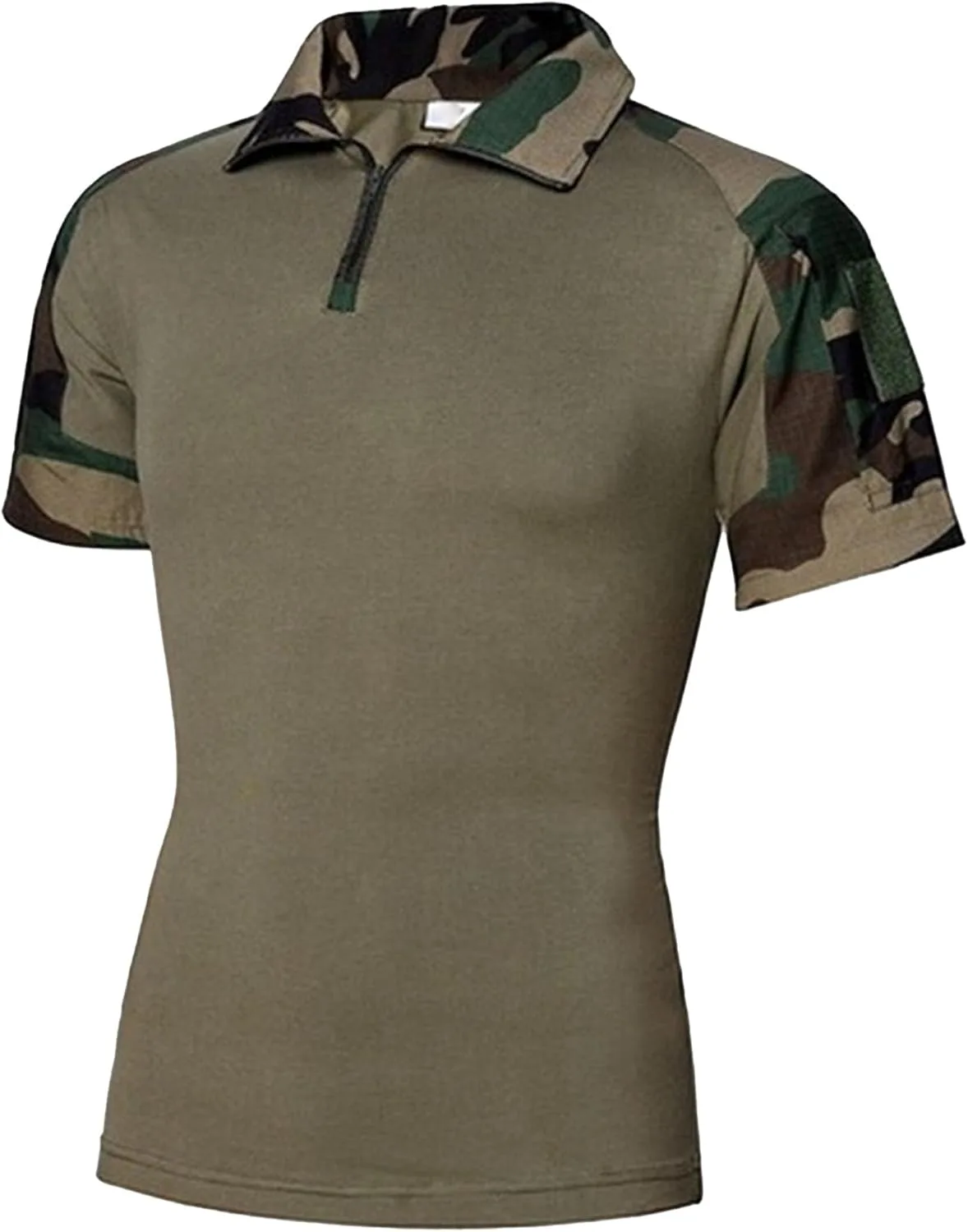 

Мужская поло с камуфляжным принтом и воротником PHJTOMK