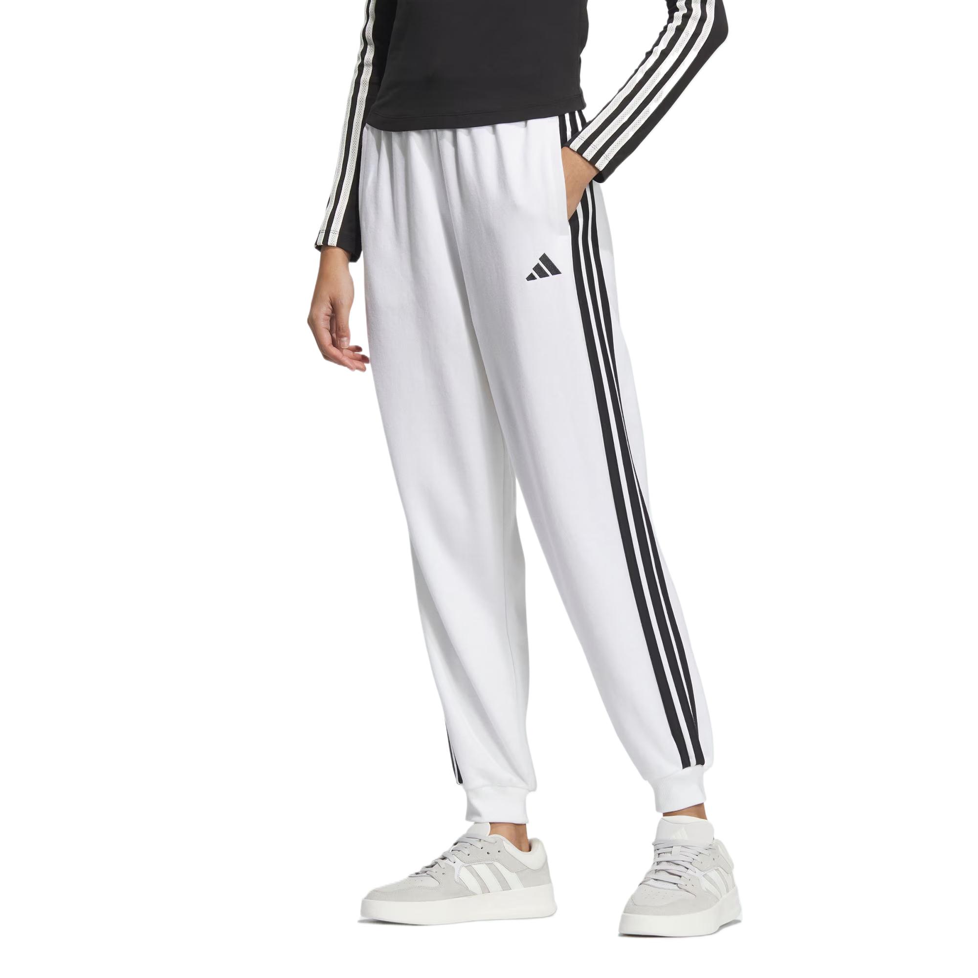Adidas Женские повседневные брюки W 3S FT LS PT белые — фото 4