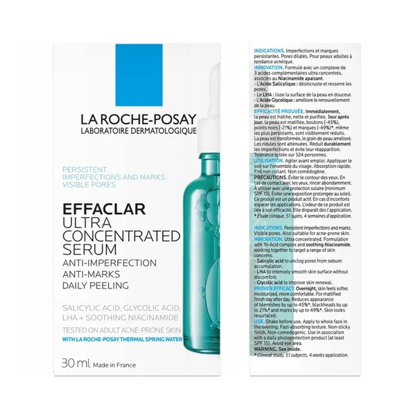 Сыворотка La Roche-Posay — Effaclar ультраконцентрированная для кожи, склонной к акне, 30 мл — фото 2
