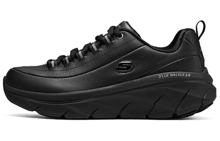 

Кроссовки женские с низким верхом, черные Skechers