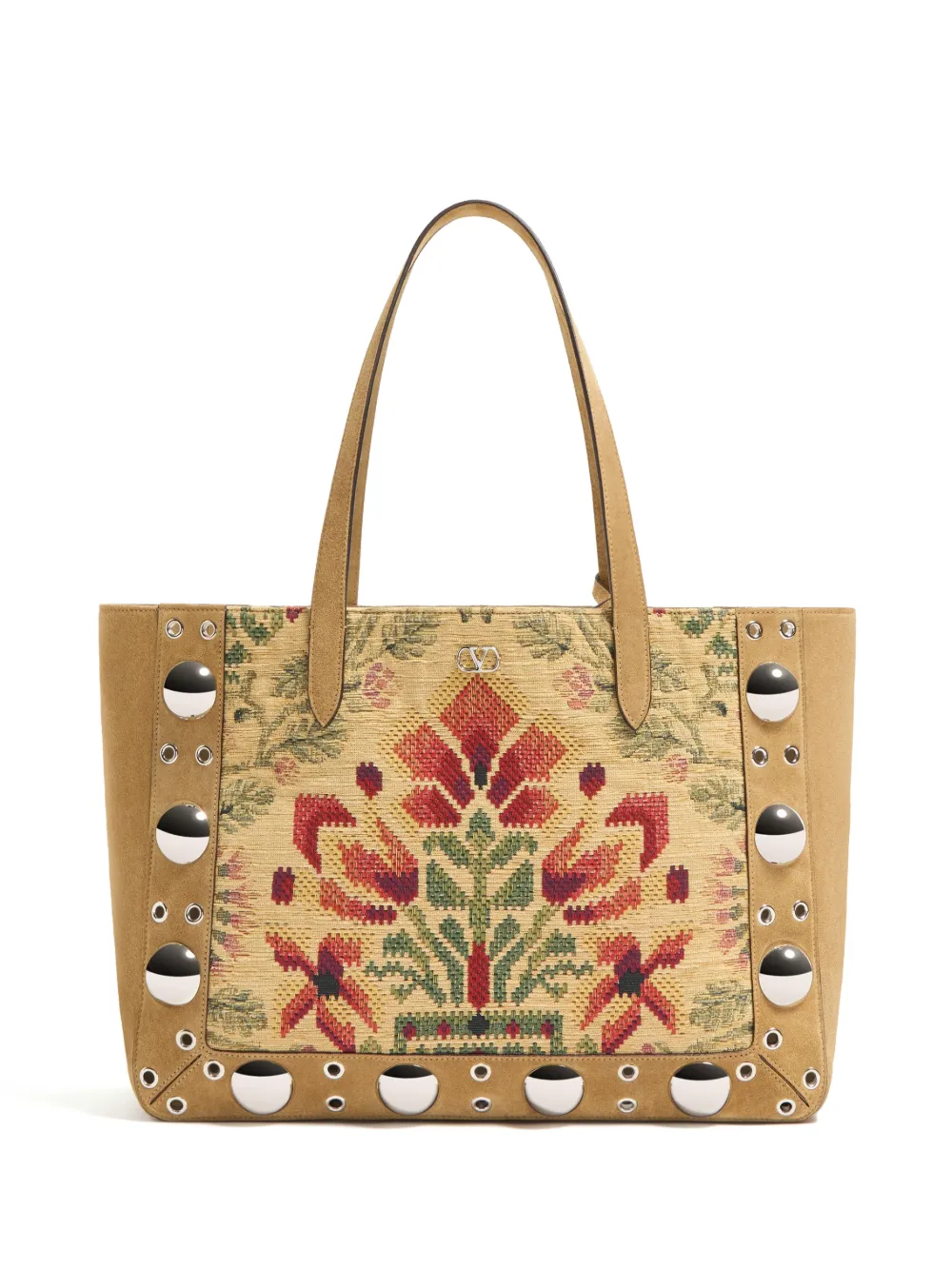 

Сумка-тоут Nellcôte среднего размера VALENTINO GARAVANI, нейтральный