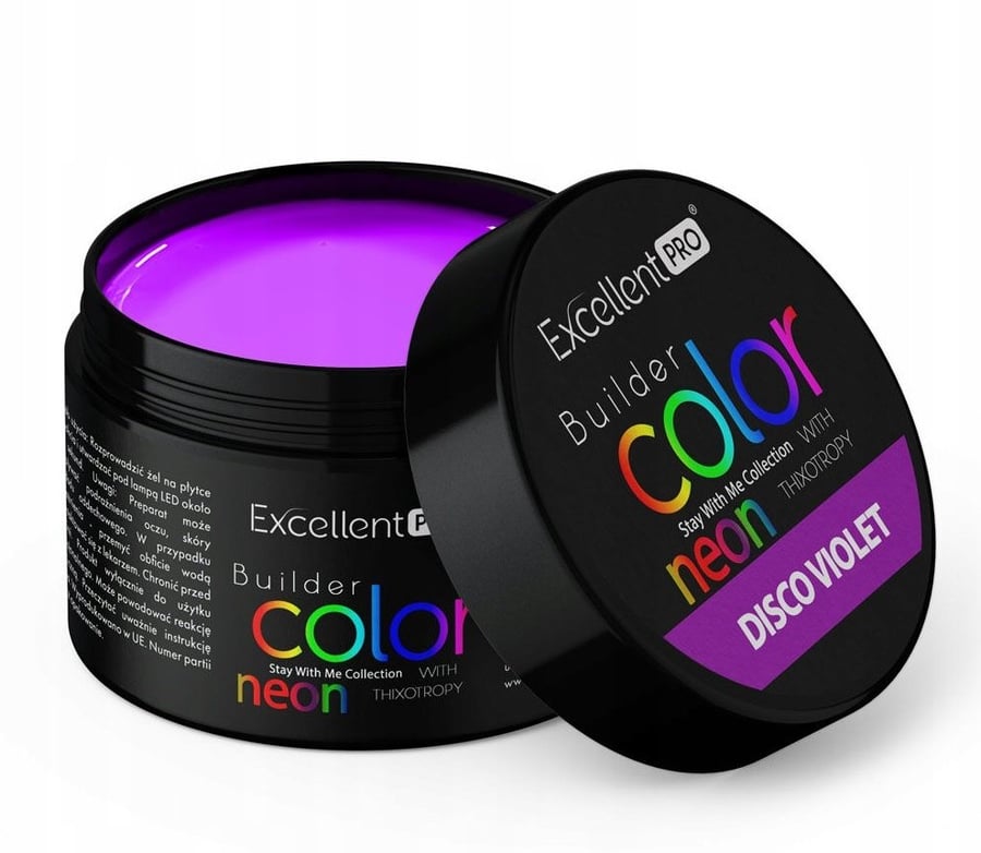 

Excellent Pro Builder Gel Neon Disco Violet 30 г