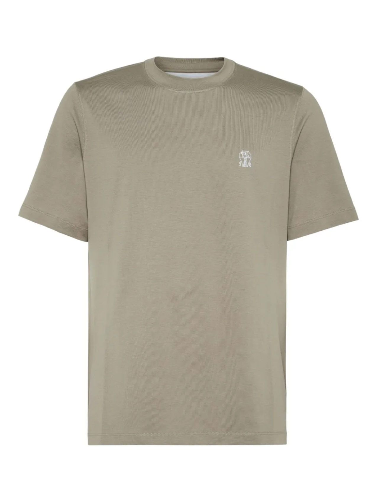 

Brunello Cucinelli футболка с логотипом, зеленый