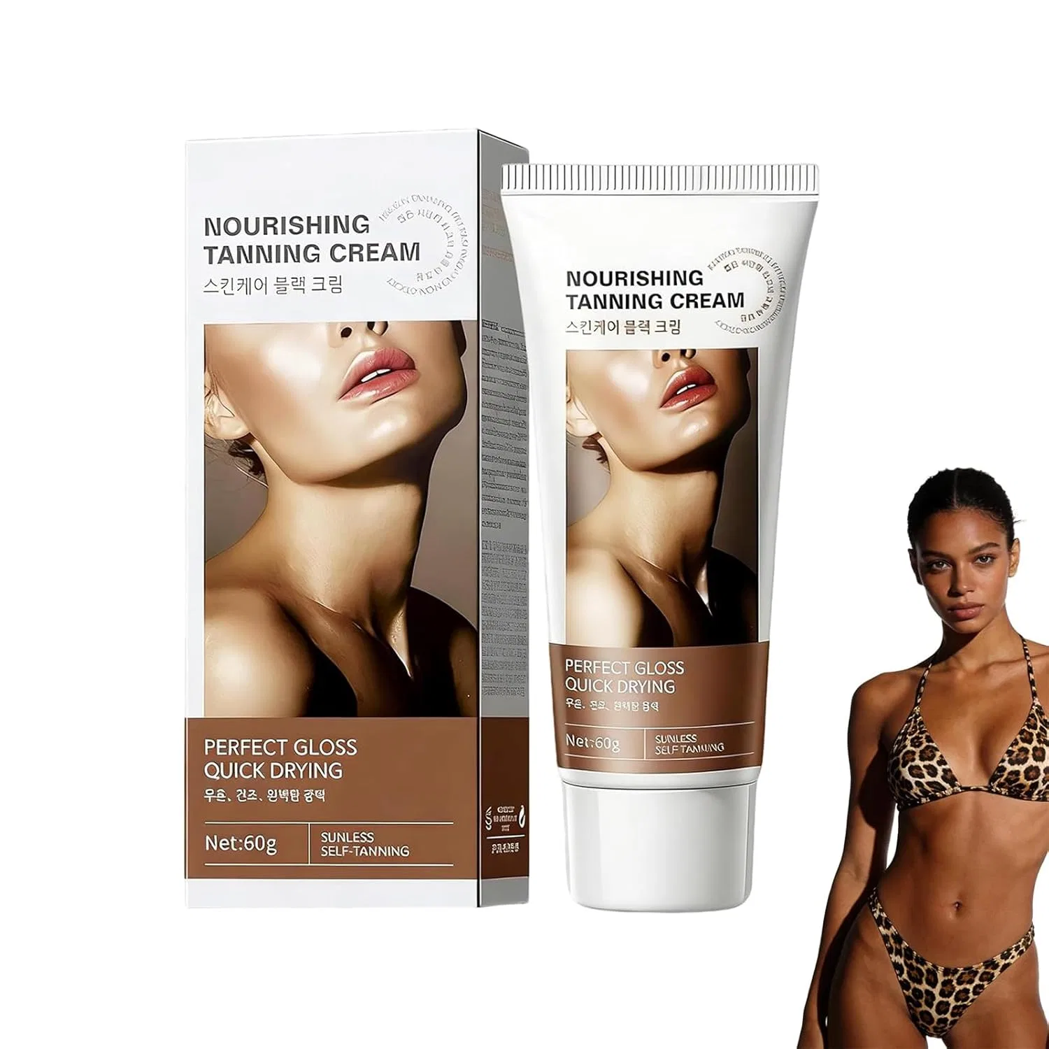 Крем-автозагар Faster Tanning для лица и тела 60 г Ehiog, A
