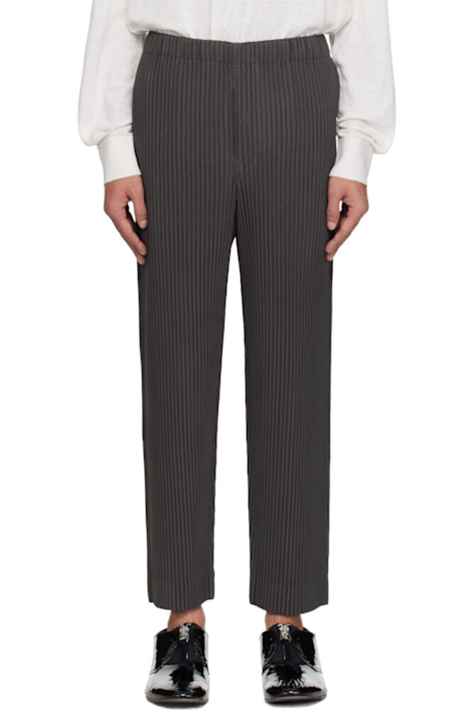

Серые брюки Monthly Color March HOMME PLISSÉ ISSEY MIYAKE