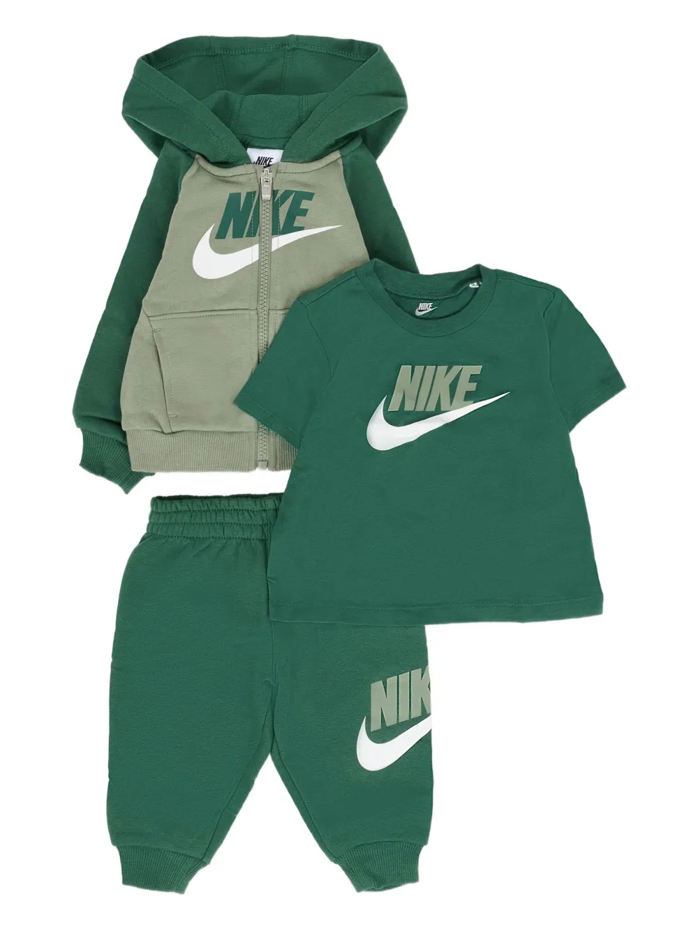 

Детский комбинезон с логотипом Nike Kids, зеленый