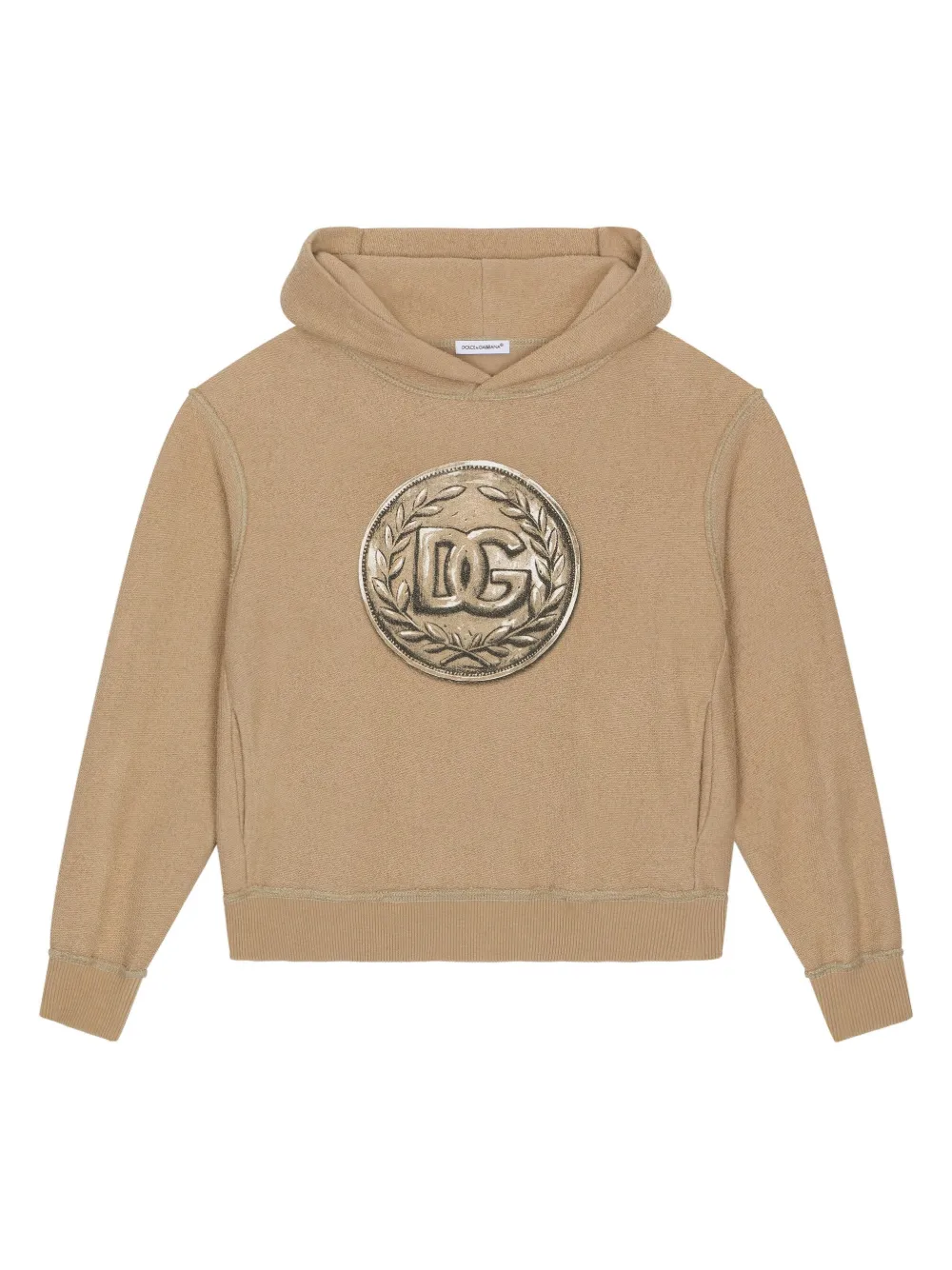 

Худи с принтом Dolce & Gabbana Kids, нейтральный