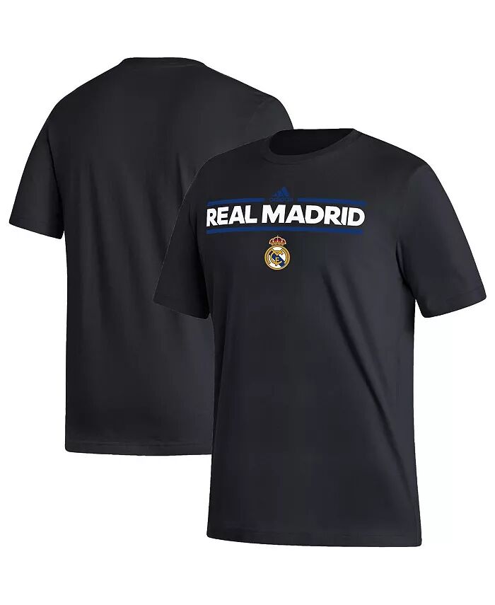

Мужская черная футболка Real Madrid Dassler adidas