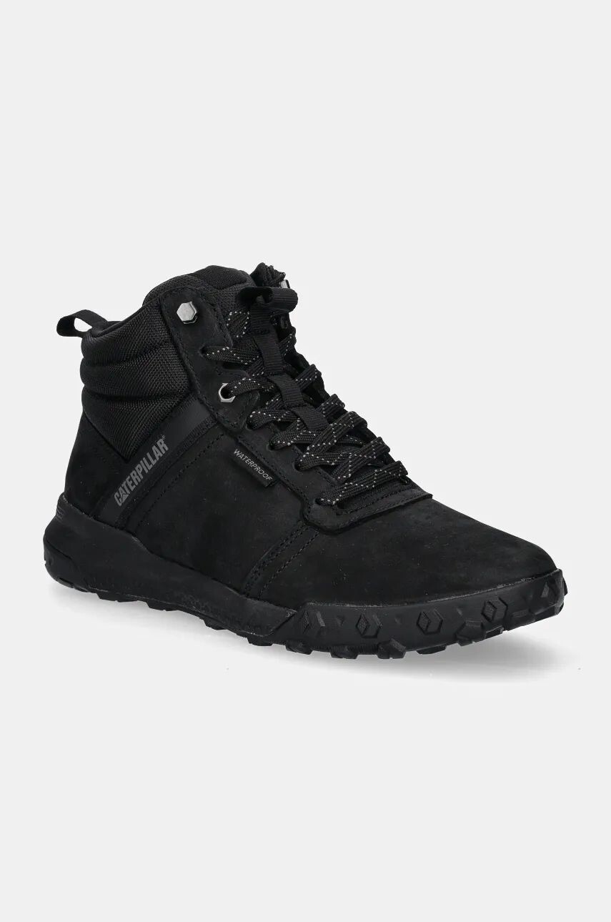 

Ботинки Caterpillar из нубука HEX READY MID WP, черный