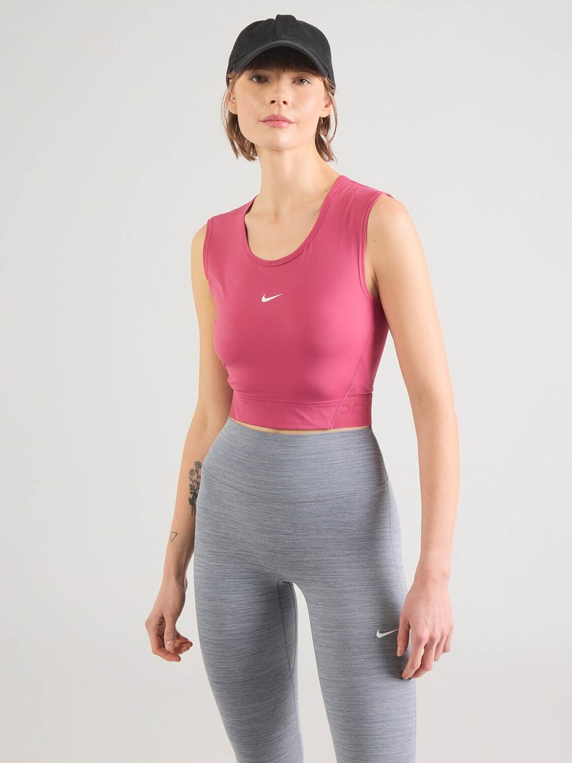 NIKE Спортивный топ 'Pro' в цвете Magenta, Light Pink — фото 3