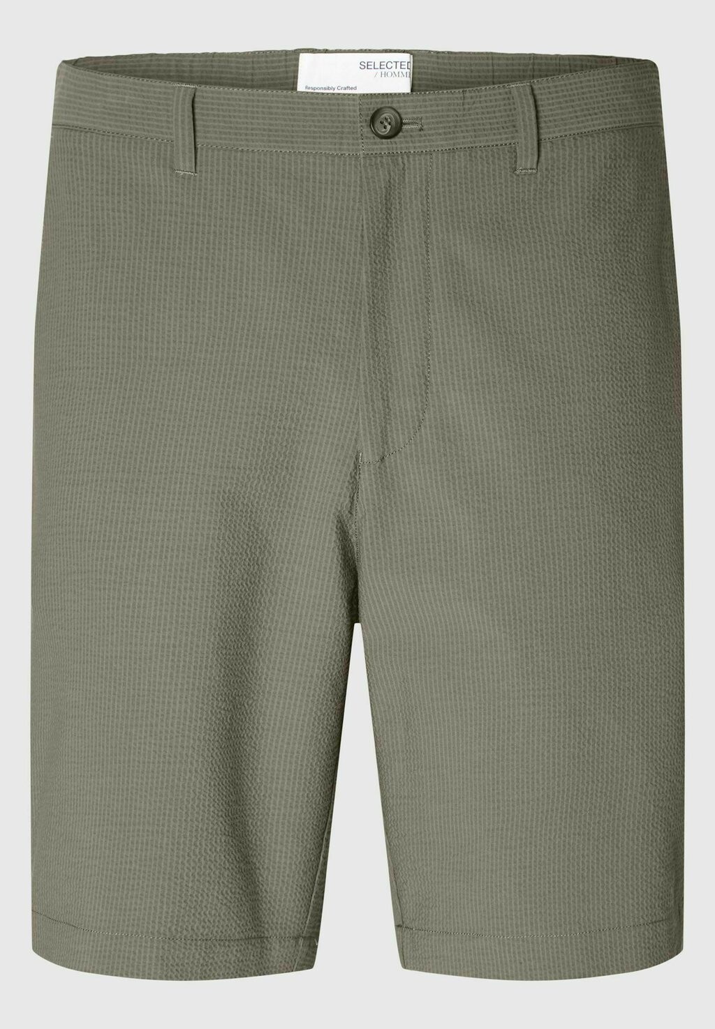 

Шорты SEERSUCKER Selected Homme, серый металлик