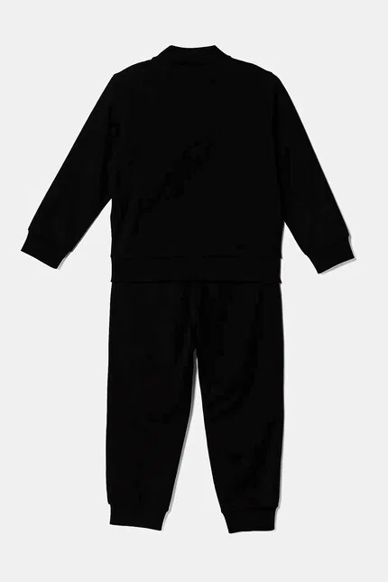 Спортивный костюм из хлопка EA7 Emporio Armani, черный — фото 2