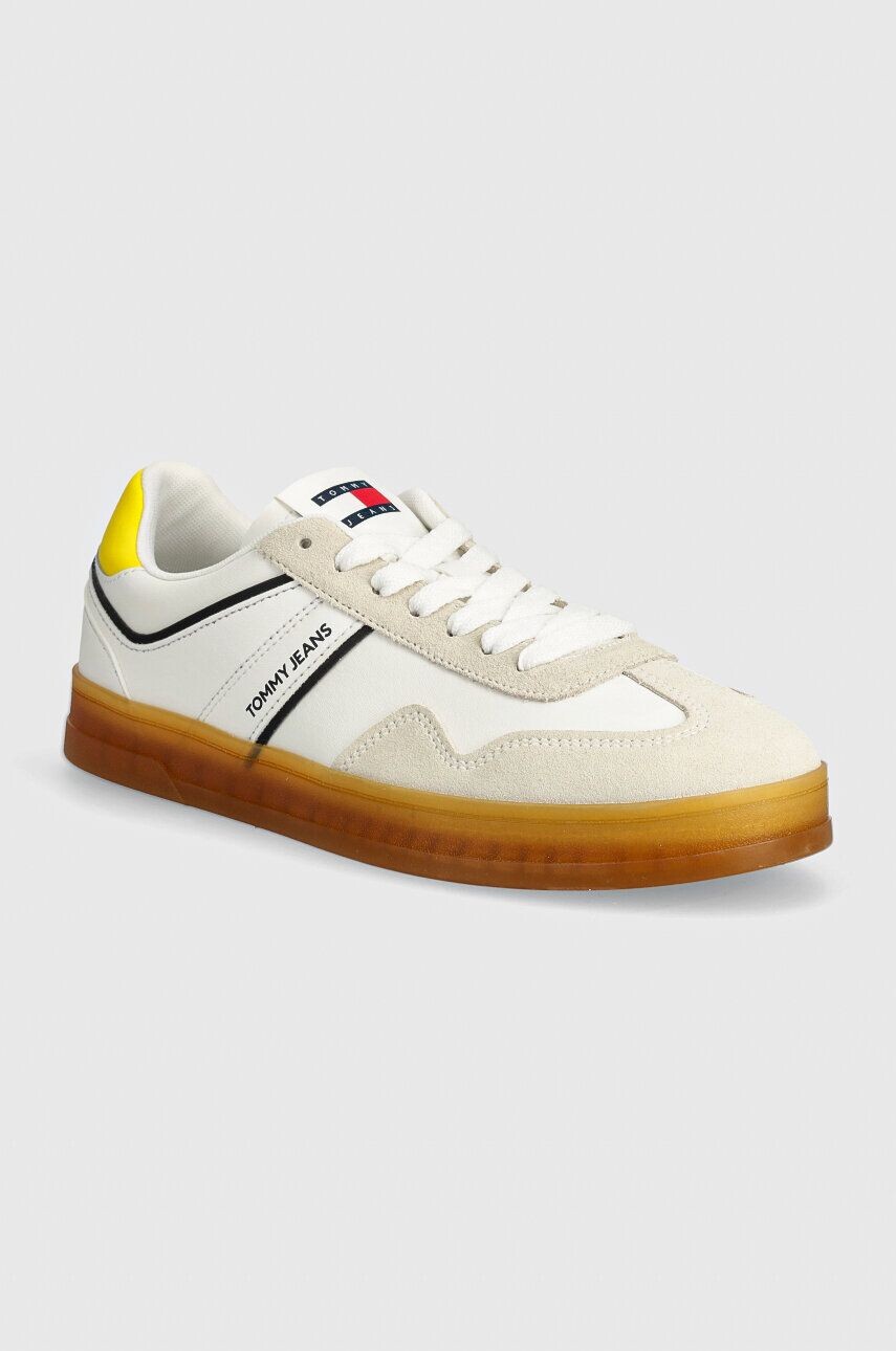 

Кроссовки Tommy Jeans TJM LEATHER RETRO CUPSOLE, белый