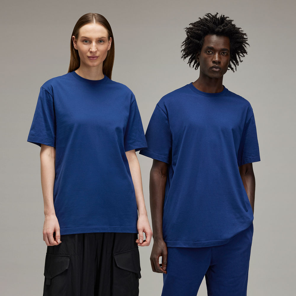 Футболка Adidas X Y 3 U Gfx S/S Y-3, темно-синий — фото 4