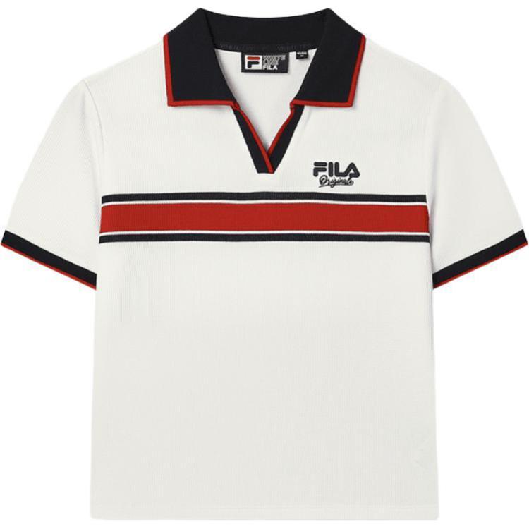 

FILA Женская рубашка-поло ORIGINALE белого цвета