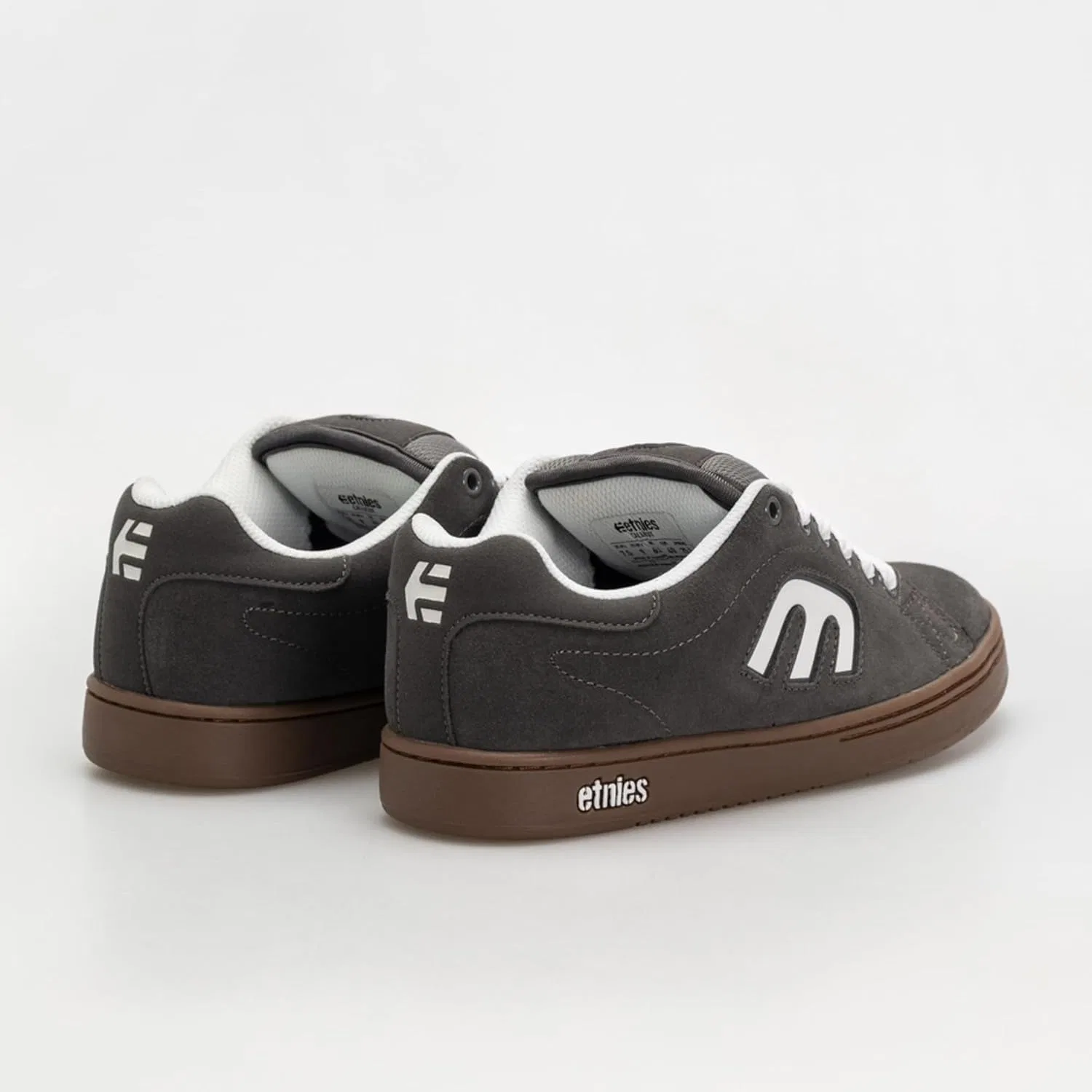 Мужские скейтбордистские кроссовки Etnies Callicut, Grey White Gum — фото 4