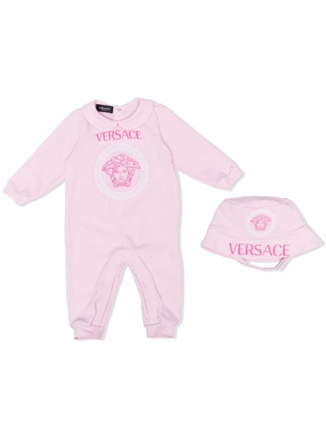 

Versace Kids ромпер с принтом Medusa, розовый