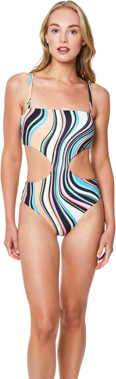 

Купальник Sanctuary Wavy Baby Banded MonoKini, разноцветный