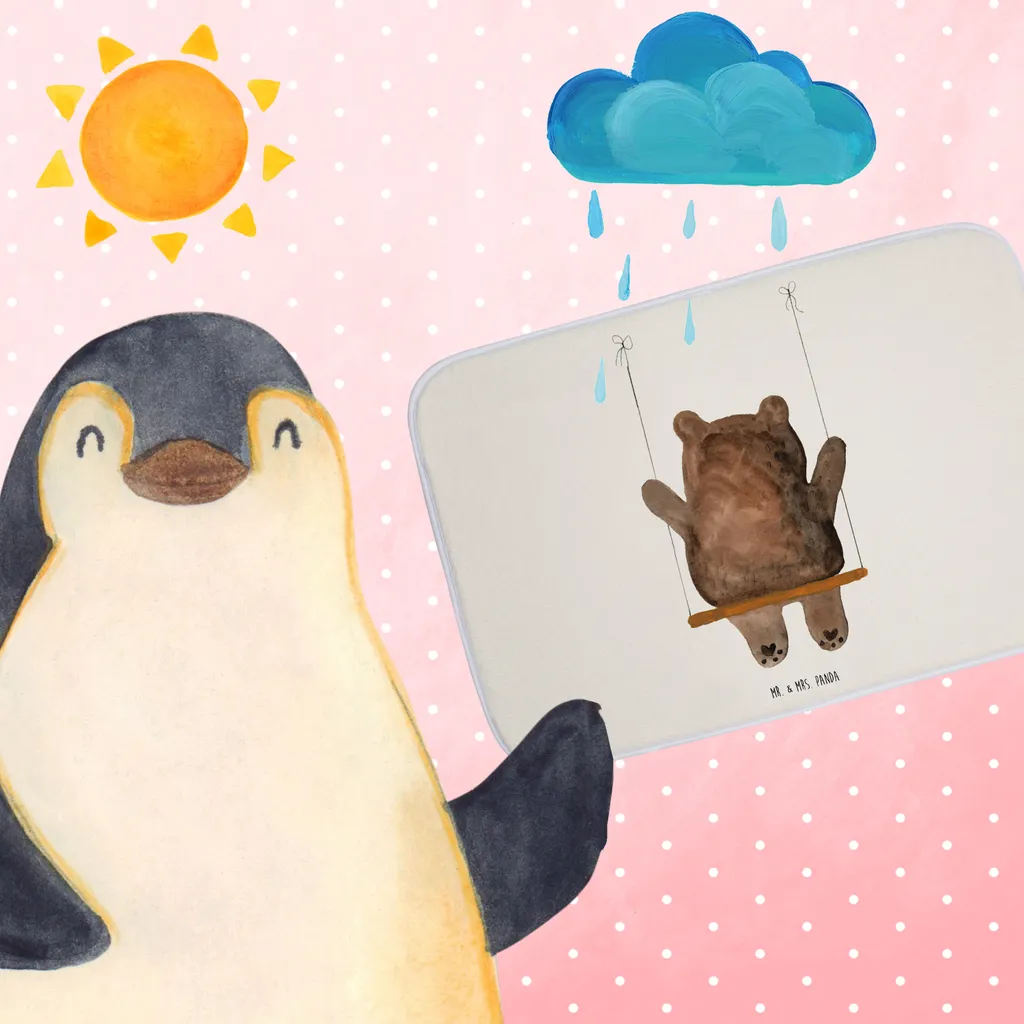 

Коврик для ванной Mr. & Mrs. Panda, белый