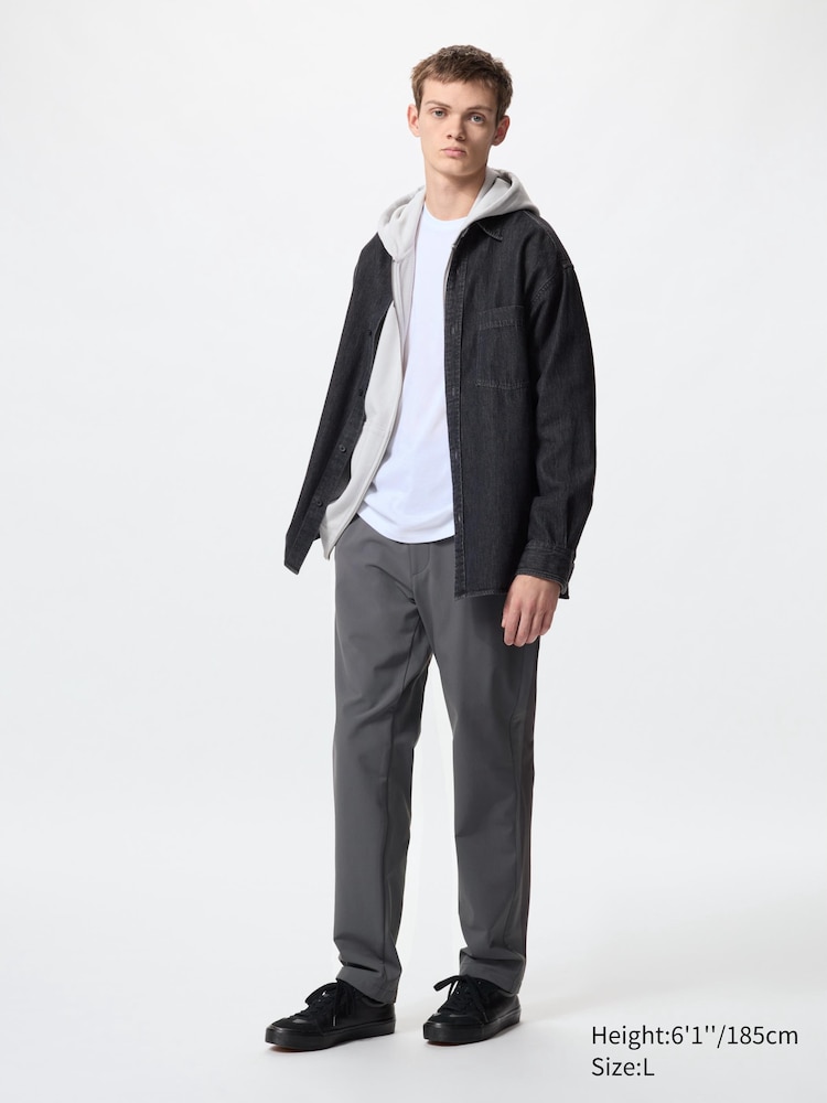 

Легкие брюки heattech Uniqlo, цвет 07 серый