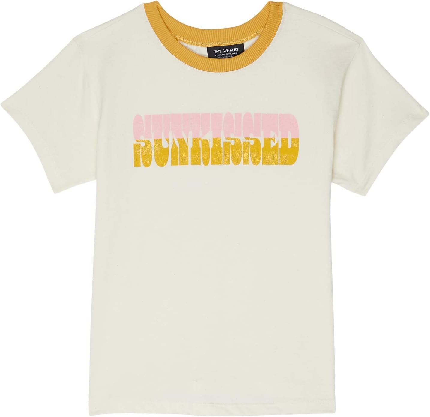 

Футболка Tiny Whales Sun Kissed Boxy Tee, цвет Natural/Gold