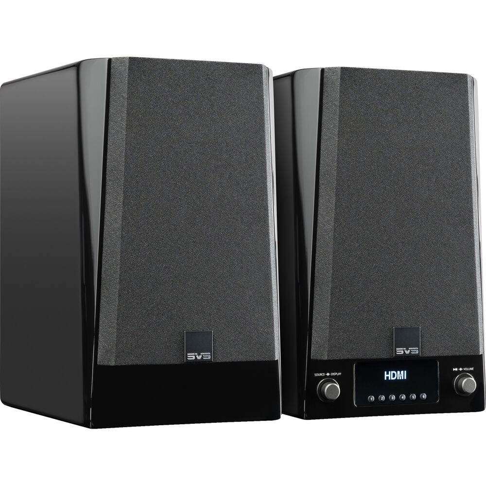 

Активные беспроводные полочные колонки SVS Prime Wireless Pro 2-полосные (черный рояльный глянец, пара)