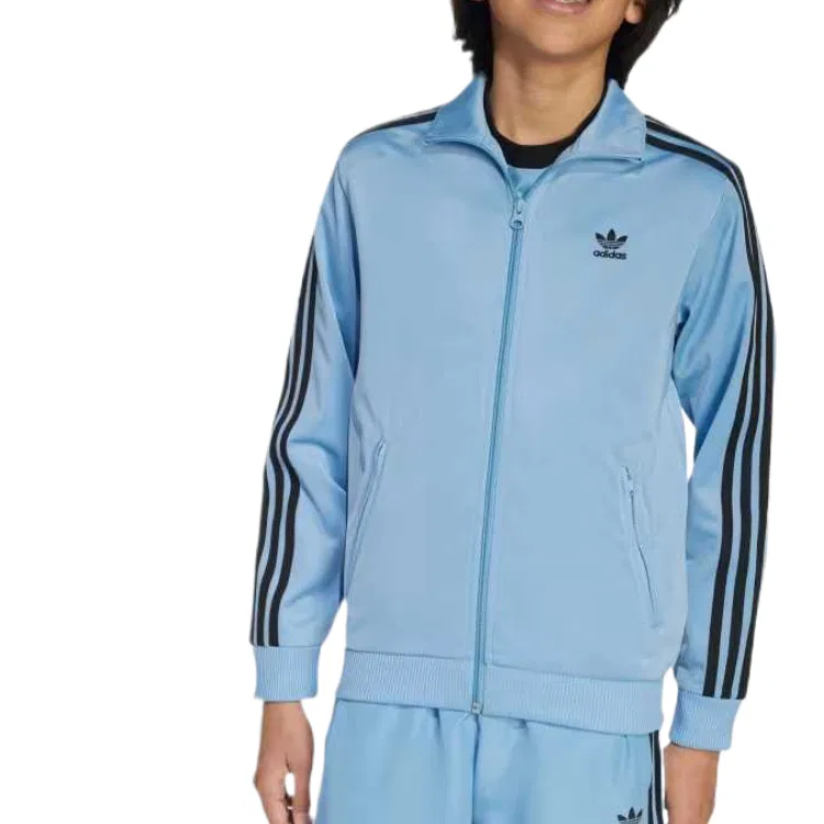 Куртка Adidas Originals ADICOLOR FIREBIRD для детей, серо-синяя — фото 3