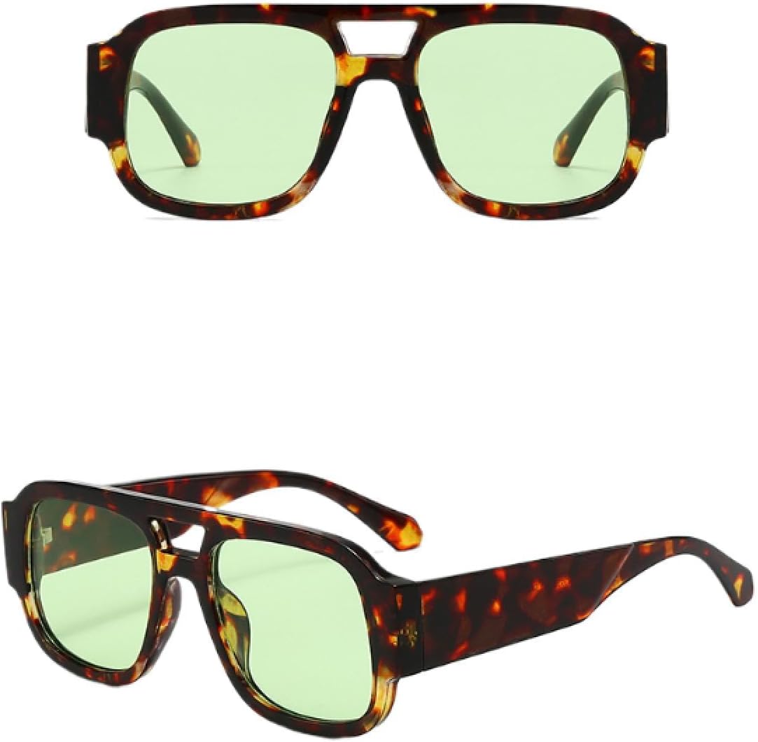 

Солнцезащитные очки с защитой от УФ-излучения UV400 | Большая оправа, двойные перемычки, широкие дужки | Для женщин и мужчин, для занятий спортом на открытом воздухе и вождения DSVIGF, 08