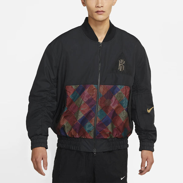 Куртка kyrie protect irving sports print баскетбольная куртка для мужчин Nike, черный — фото 4