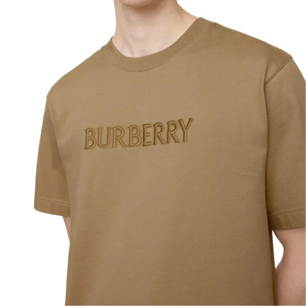 Футболка Burberry Earth Yellow прямая — фото 4