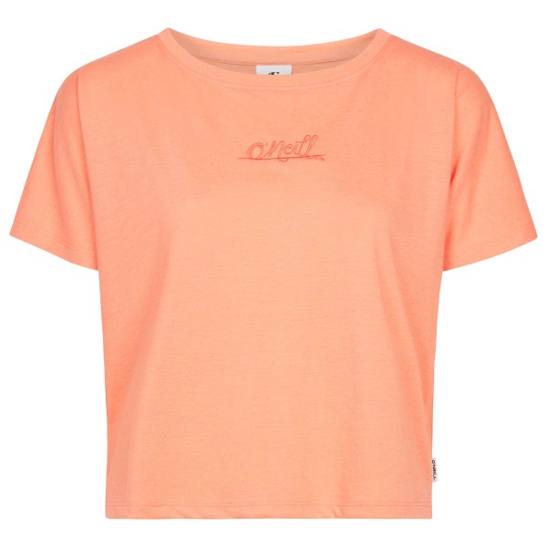 

Женская футболка с драпировкой и надписью «Необходимые атрибуты» O'Neill, розовый