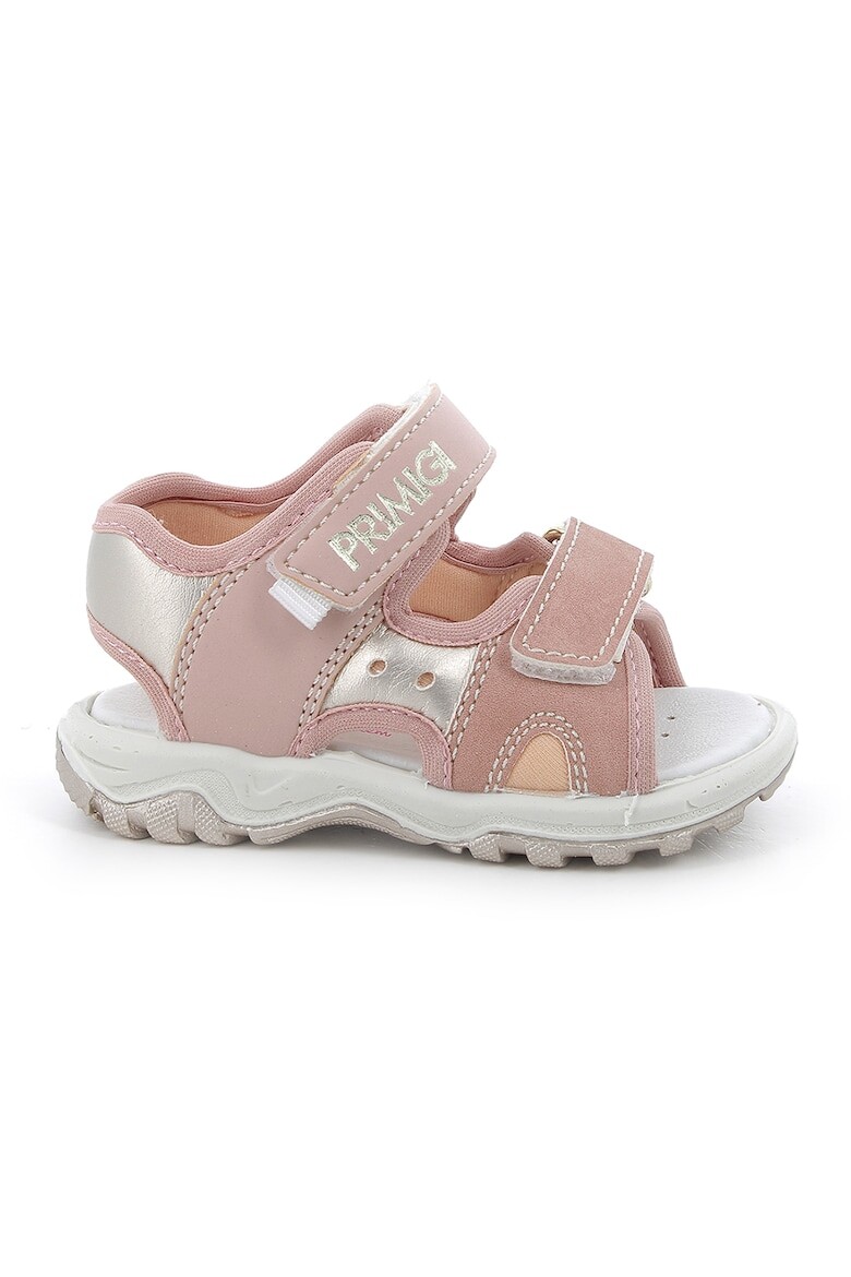 

Сандалии из экокожи и текстиля на липучке Primigi, розовый