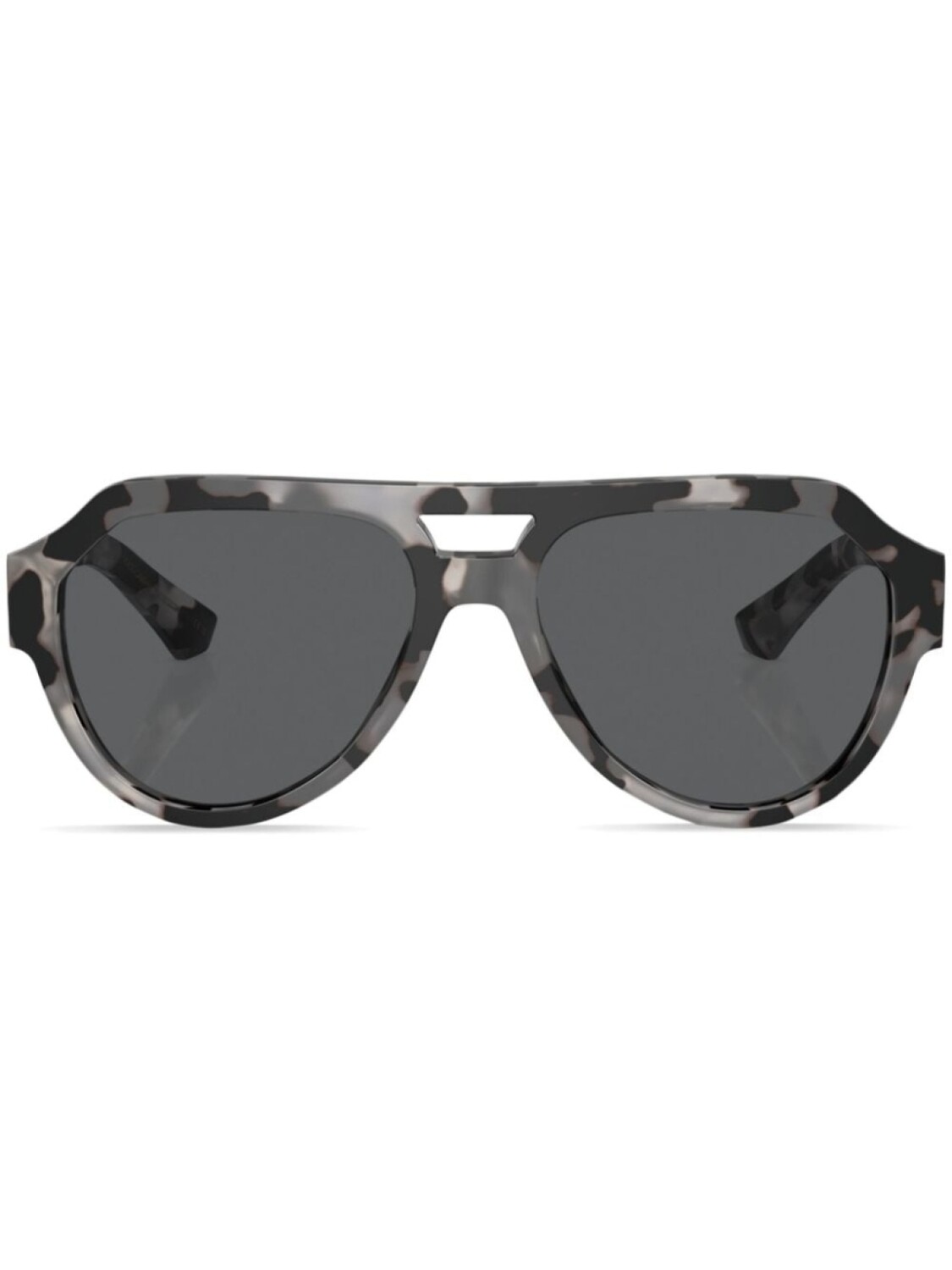 

Солнцезащитные очки-пилоты черепаховой расцветки Dolce & Gabbana Eyewear, серый