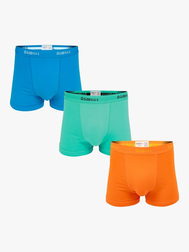 

Классические боксерские шорты OddBalls, цвет Blue/Green/Orange
