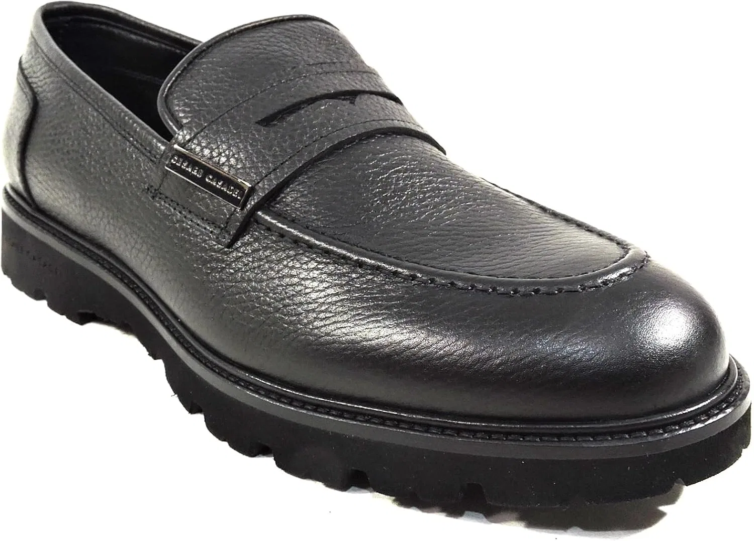 Лоферы из мягкой кожи Casadei, черные