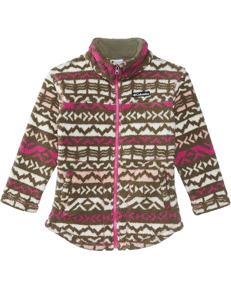 

Куртка Columbia Kids West Bend Printed Full Zip, цвет Pink Ice Madras