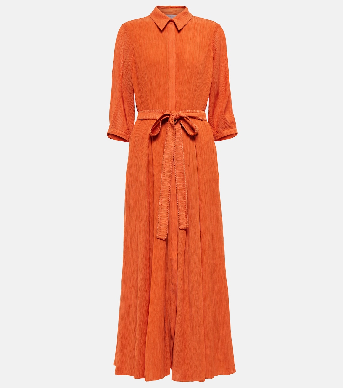 

Платье-рубашка Энди из хлопка и шелка Gabriela Hearst, Spice