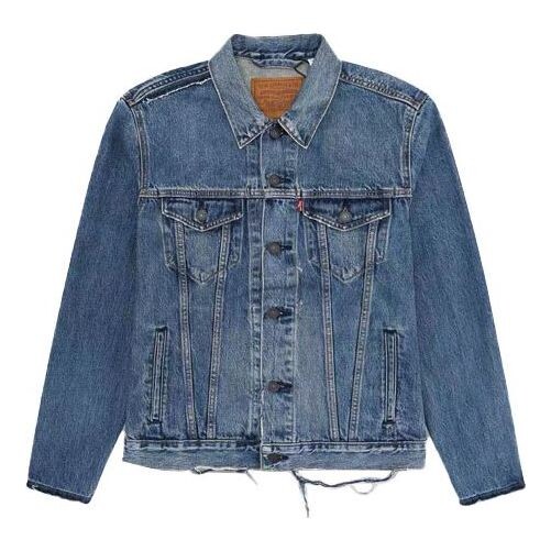 

Куртка Levis Loose Ripped Denim Jacket Lapel Men's Denim, цвет tan