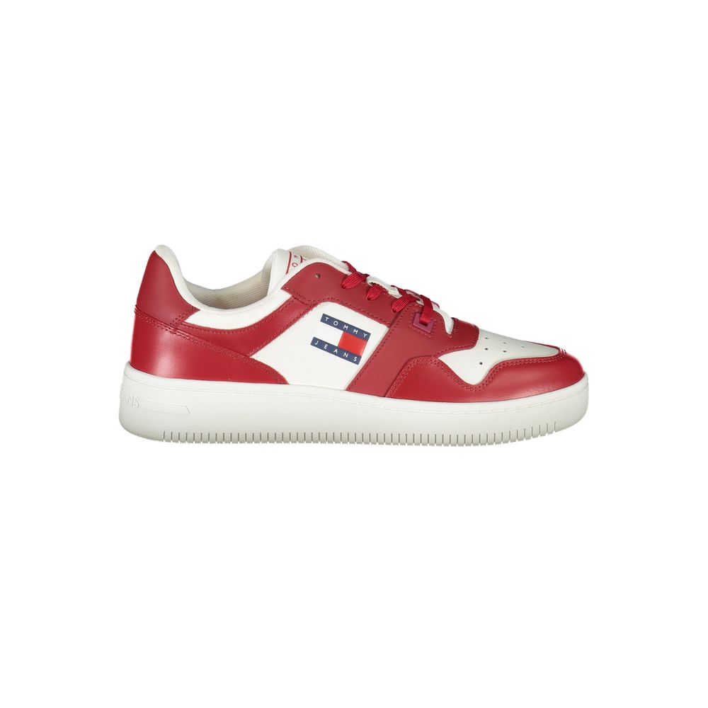 

Розовые кожаные мужские кроссовки Tommy Hilfiger