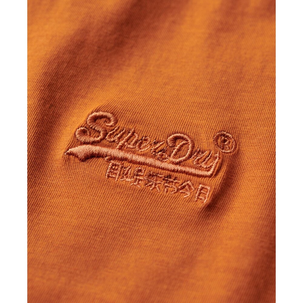 Футболка с коротким рукавом Superdry Essential Logo Embroidered Ub, оранжевый — фото 4